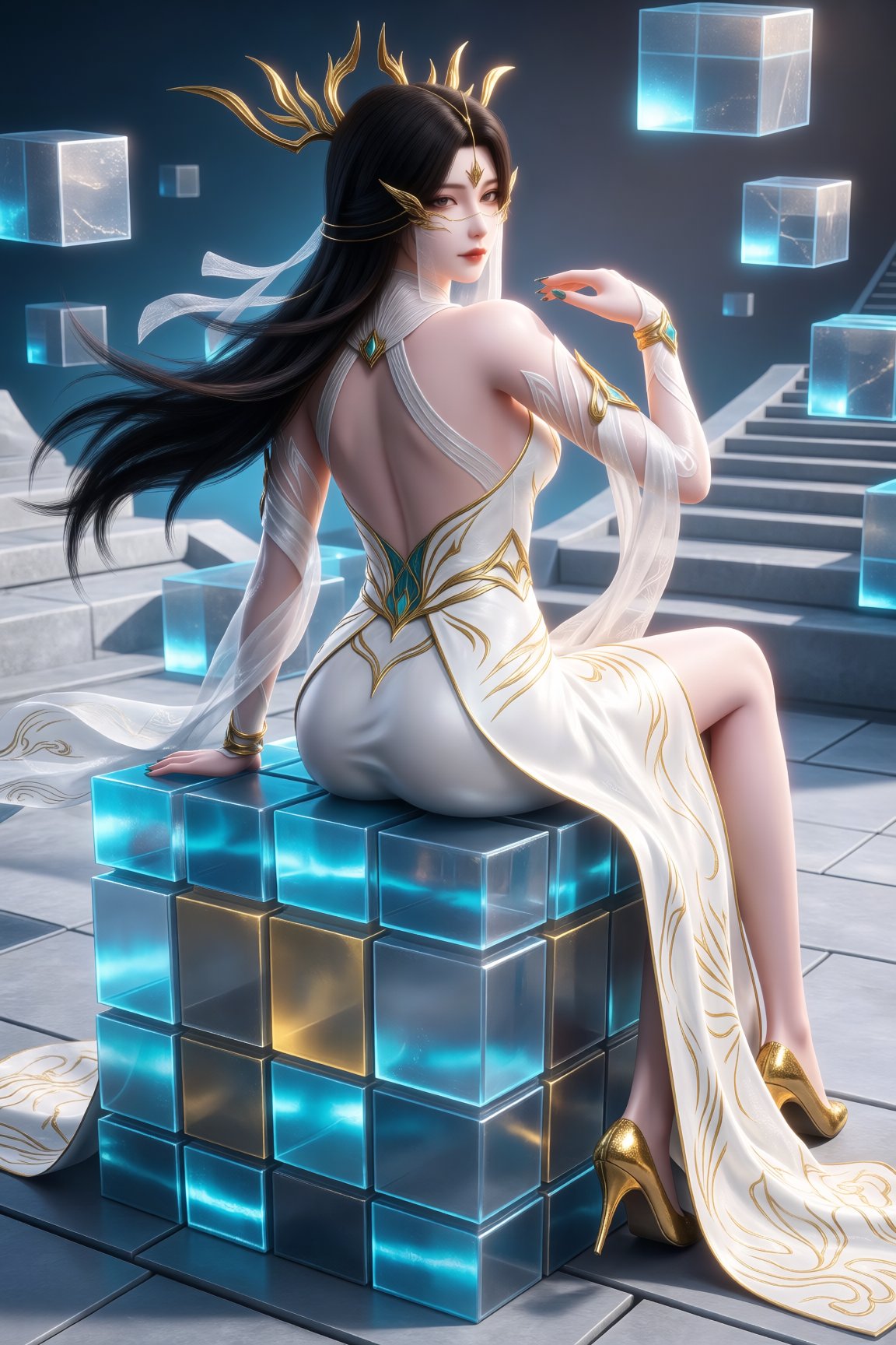 qing-yanjing,  1girl,  solo by 让AI更感性 on Tensor.Art
