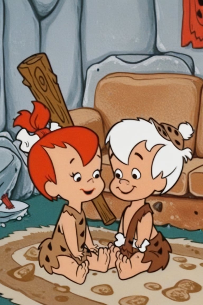 The Flinstones,  Bamm-Bamm Rubble,  Pebbles Flintstone by Oliver DR on Tensor.Art