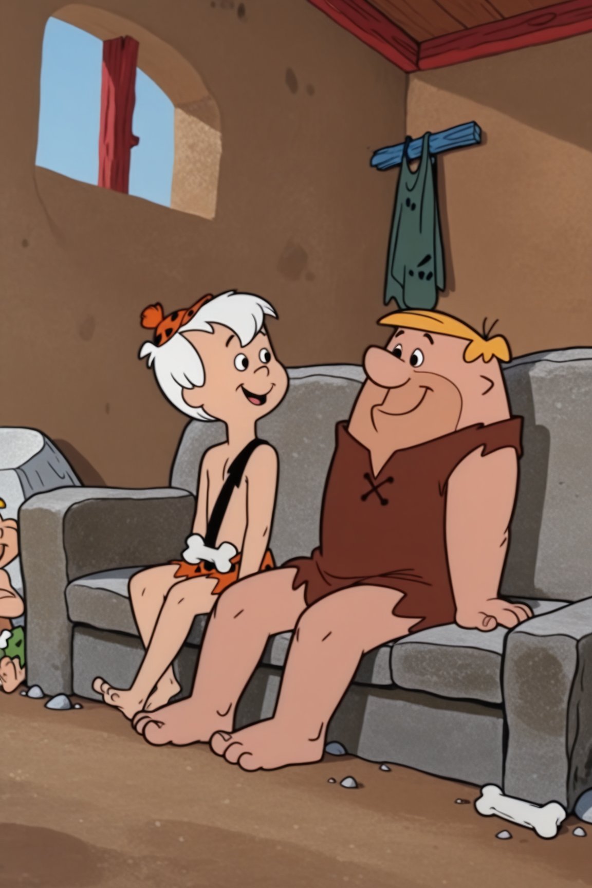 The Flinstones,  Barney Rubble,  Bamm-Bamm Rubble by Oliver DR on Tensor.Art