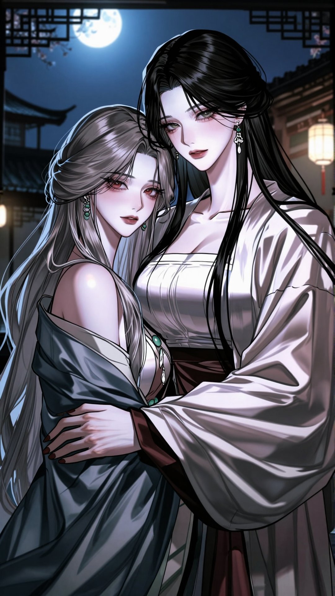 ((2girls,  female focus,  couple)) by nerance on Tensor.Art