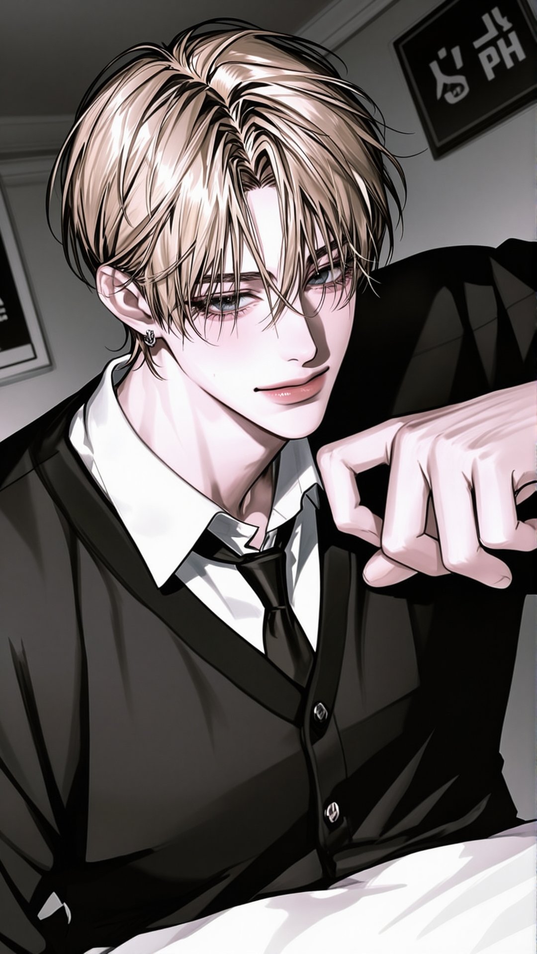 ((night,  room background)) ((1man,  male by nerance on Tensor.Art