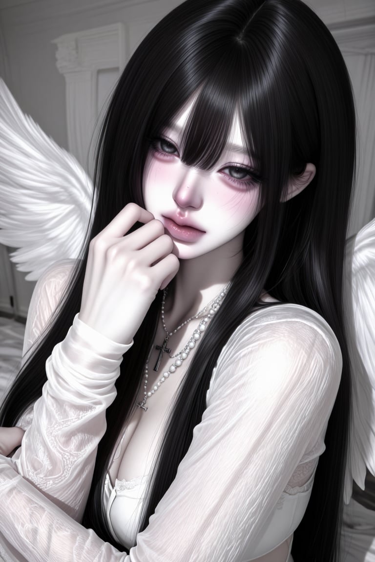 asian girl,  solo,  close-up portrait by kissfromangel on Tensor.Art