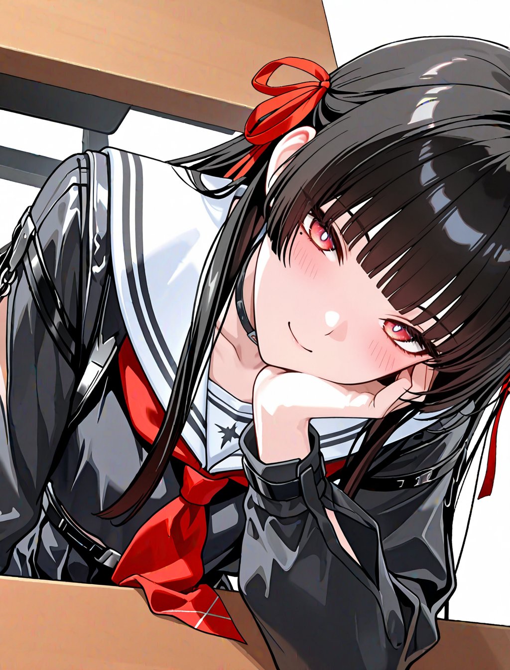 chisa_wuwa,  black hair,  1girl by user_864208480699948080 on Tensor.Art