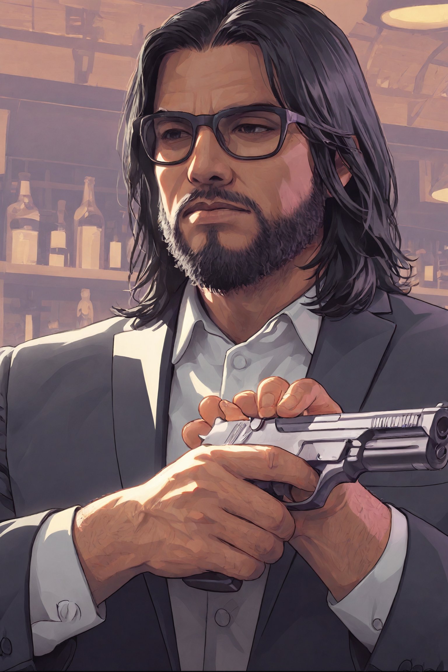 gtaVI-style,  1boy,  medium hair by SoulClone on Tensor.Art
