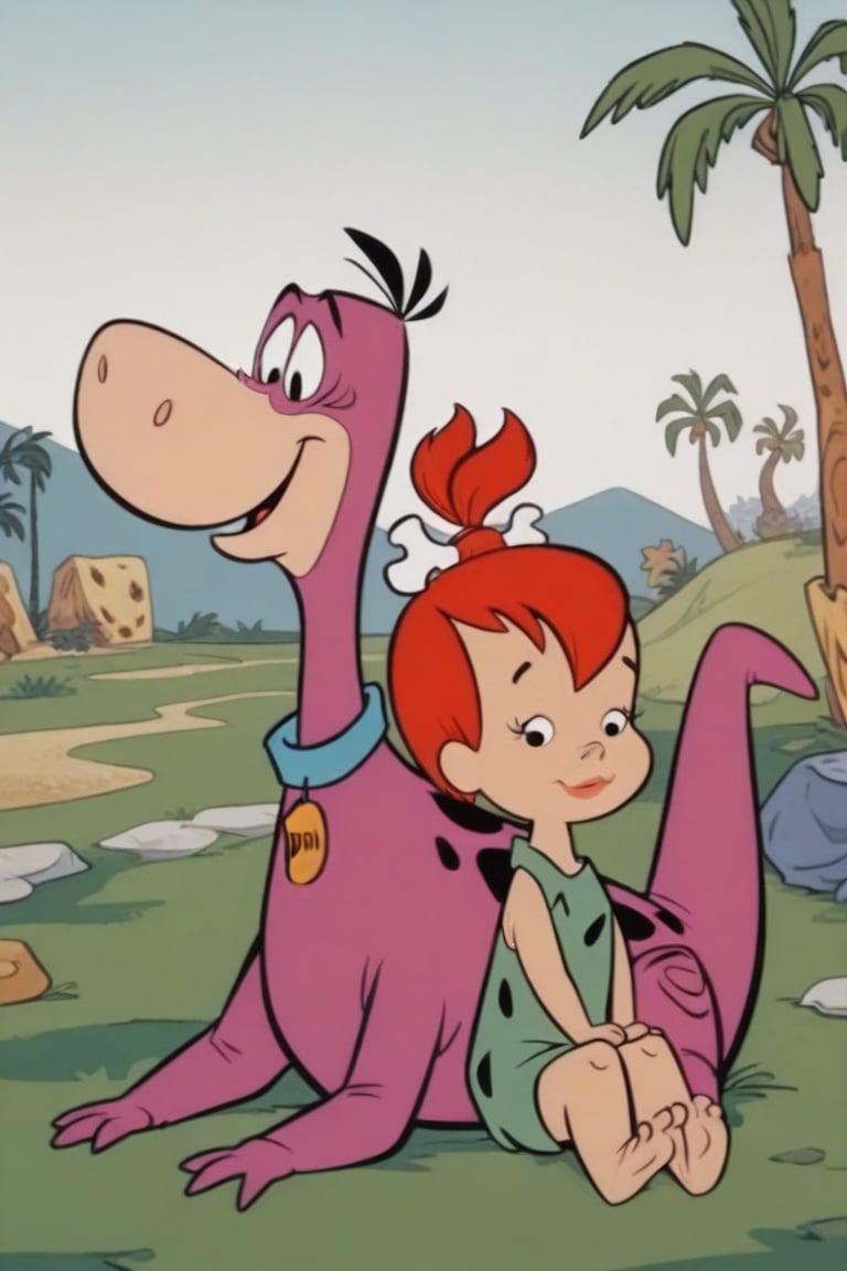 The Flinstones,  Dino,  Pebbles Flintstone by Oliver DR on Tensor.Art