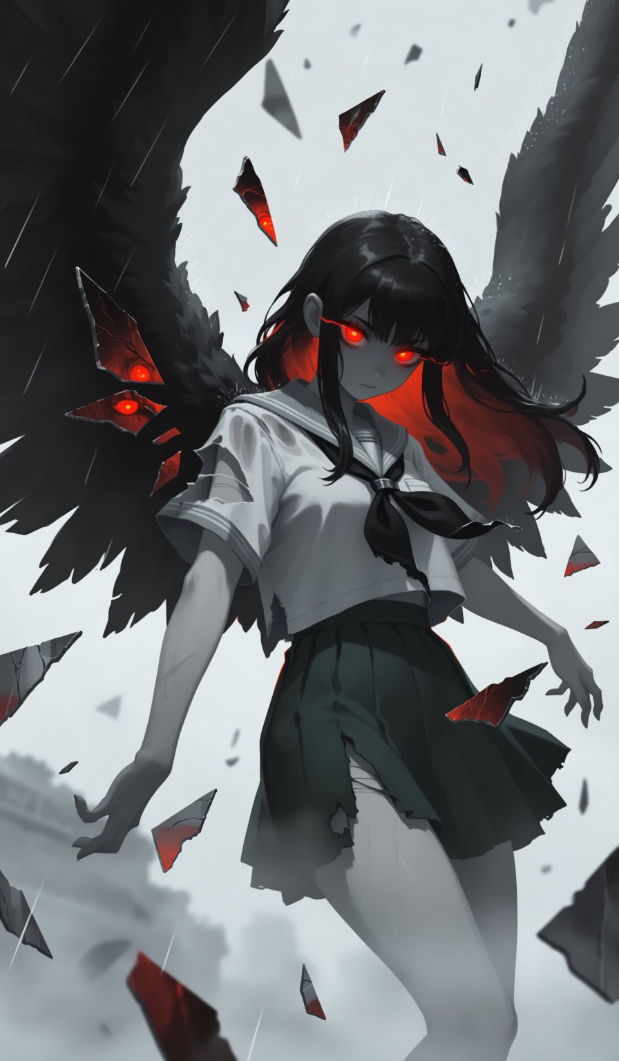 1girl,  solo,  floating in midair by Light01 on Tensor.Art