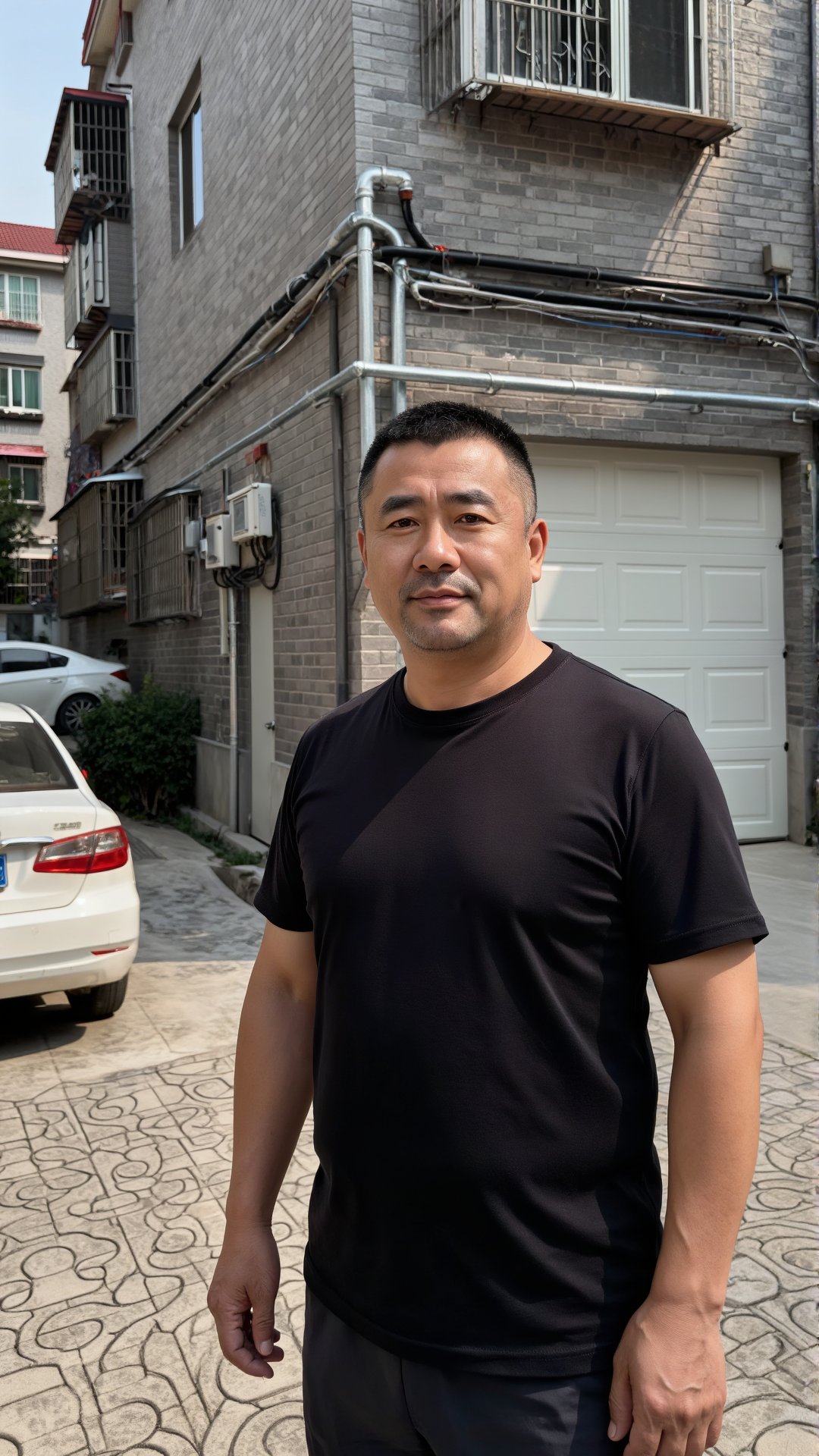 亚洲熟男,  一个性感男士,  照片写实风格下的中年男性 by 一起旅行 on Tensor.Art