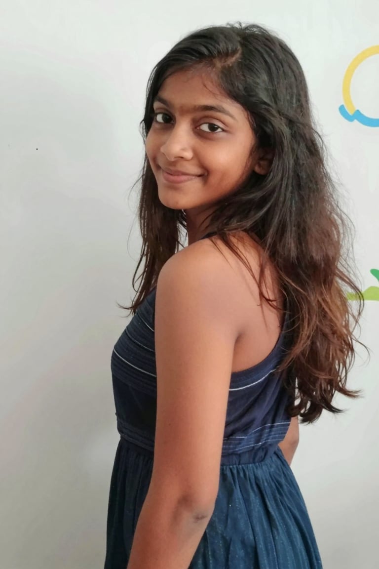 Nathu01,  young Indian girl,  smile by HIJABI SLUT on Tensor.Art