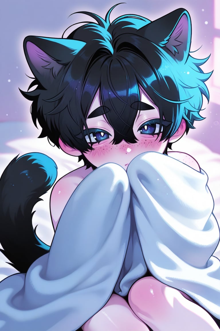 (soft colors,  colored outlines),  little blush by SillyFemboy on Tensor.Art
