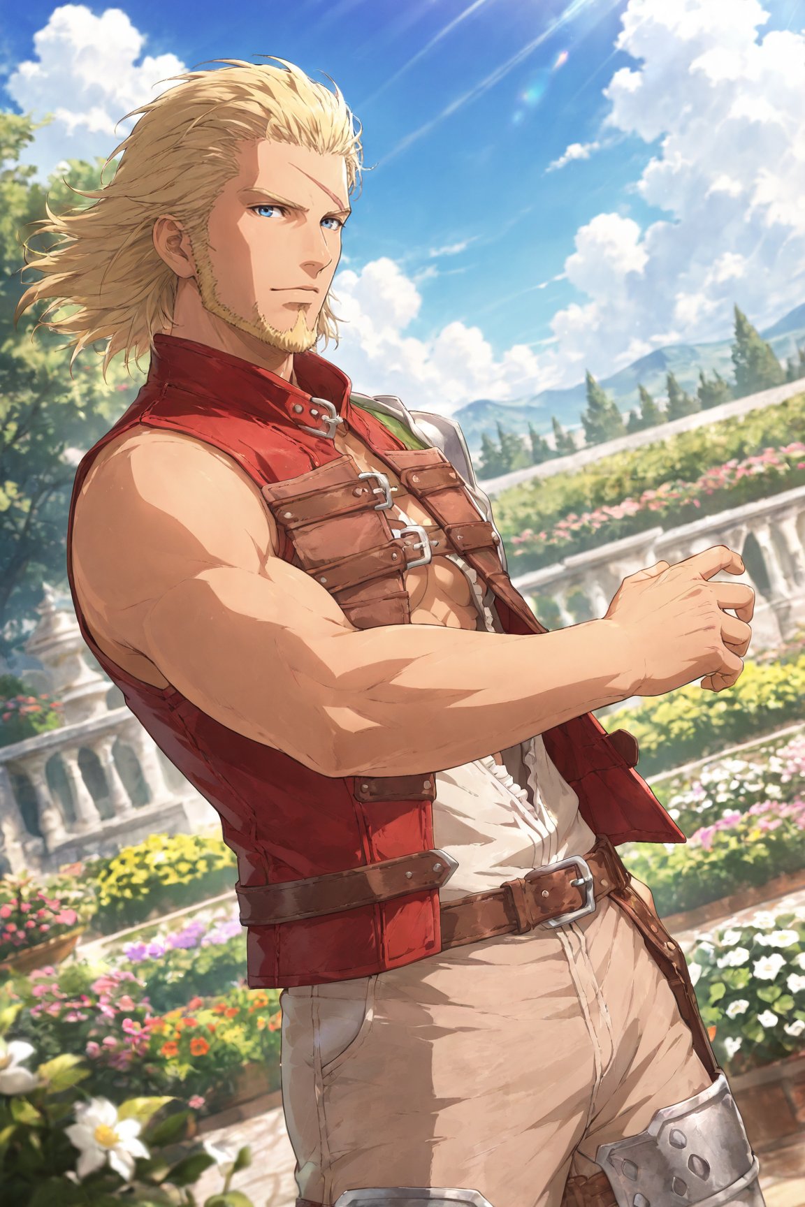 1boy,  Bash_FF,  blonde hair by Dowizar on Tensor.Art