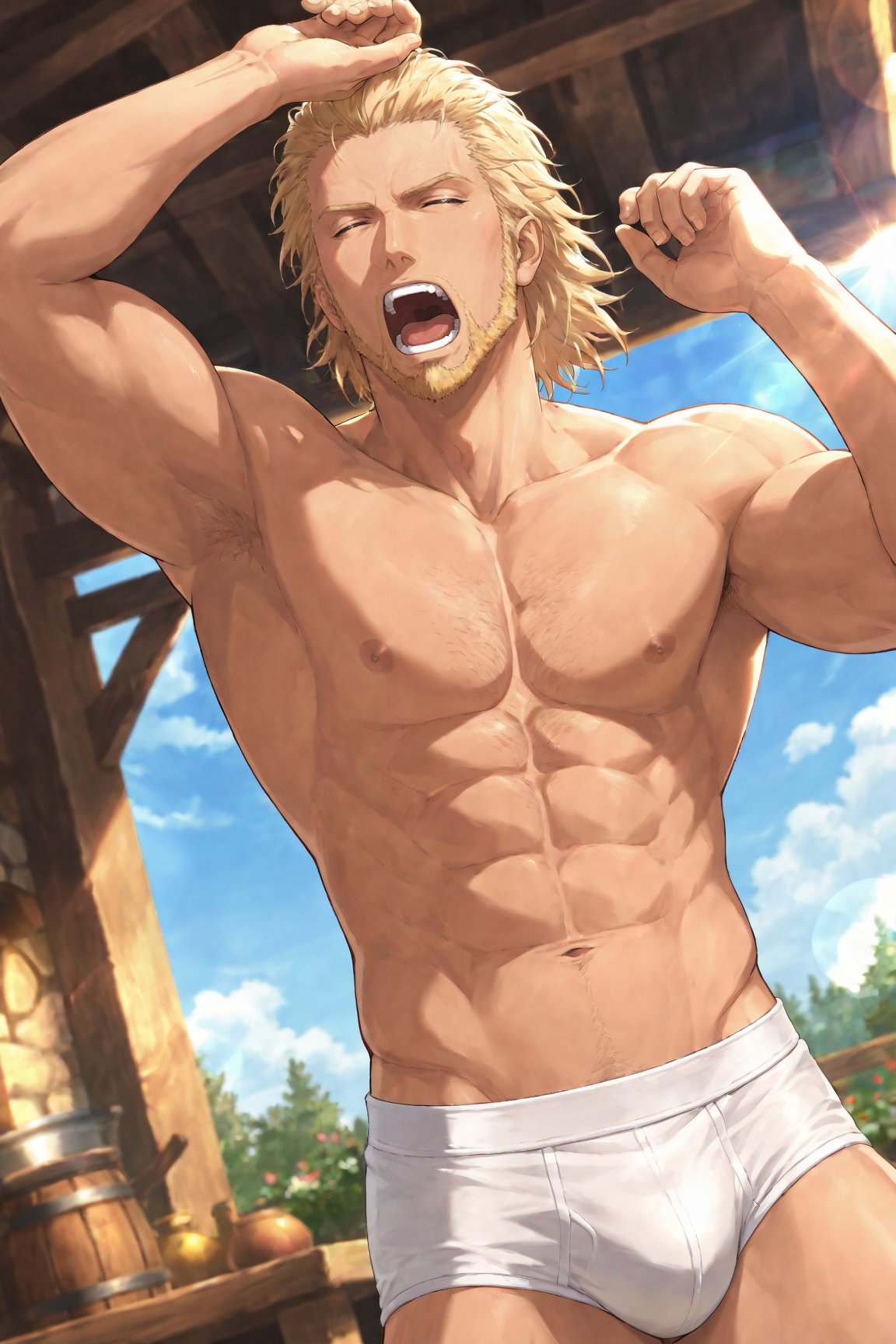 1boy,  Bash_FF,  blonde hair by Dowizar on Tensor.Art