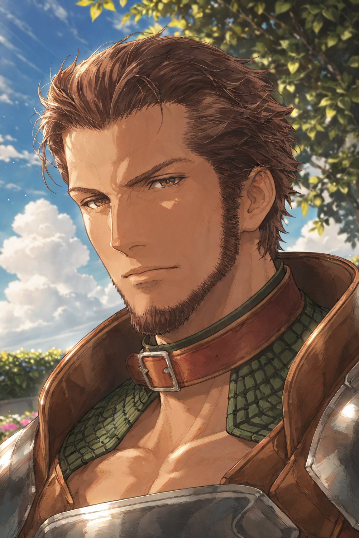 1boy,  Vossler_FF,  brown hair by Dowizar on Tensor.Art