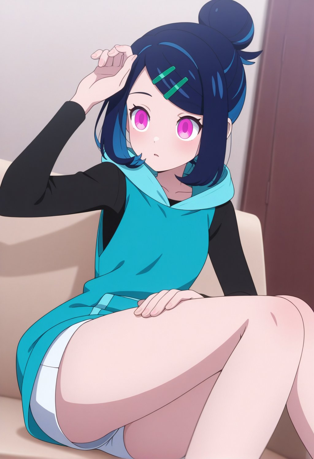 likomvh,  magenta eyes,  dark blue hair by cs12345 on Tensor.Art