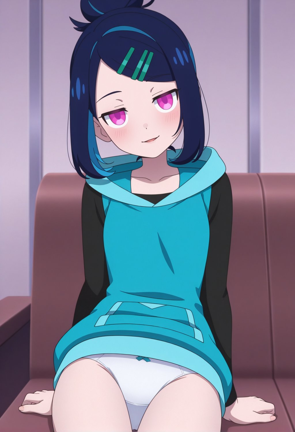 likomvh,  magenta eyes,  dark blue hair by cs12345 on Tensor.Art