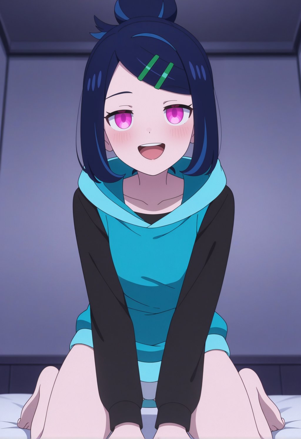 likomvh,  magenta eyes,  dark blue hair by cs12345 on Tensor.Art