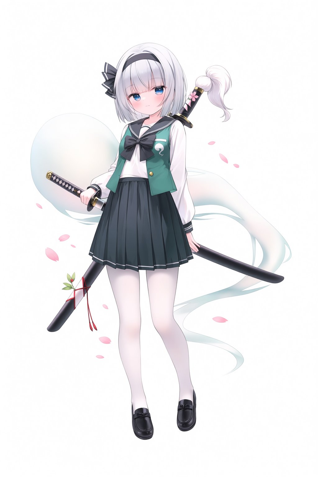 konpaku youmu,  konpaku youmu \(ghost\),  1girl by 13ep on Tensor.Art