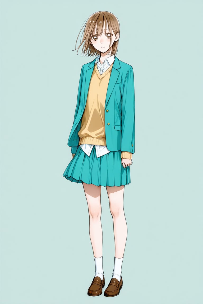 chinatsu_shikano,  short hair,  brown hair by daretoku-2 on Tensor.Art