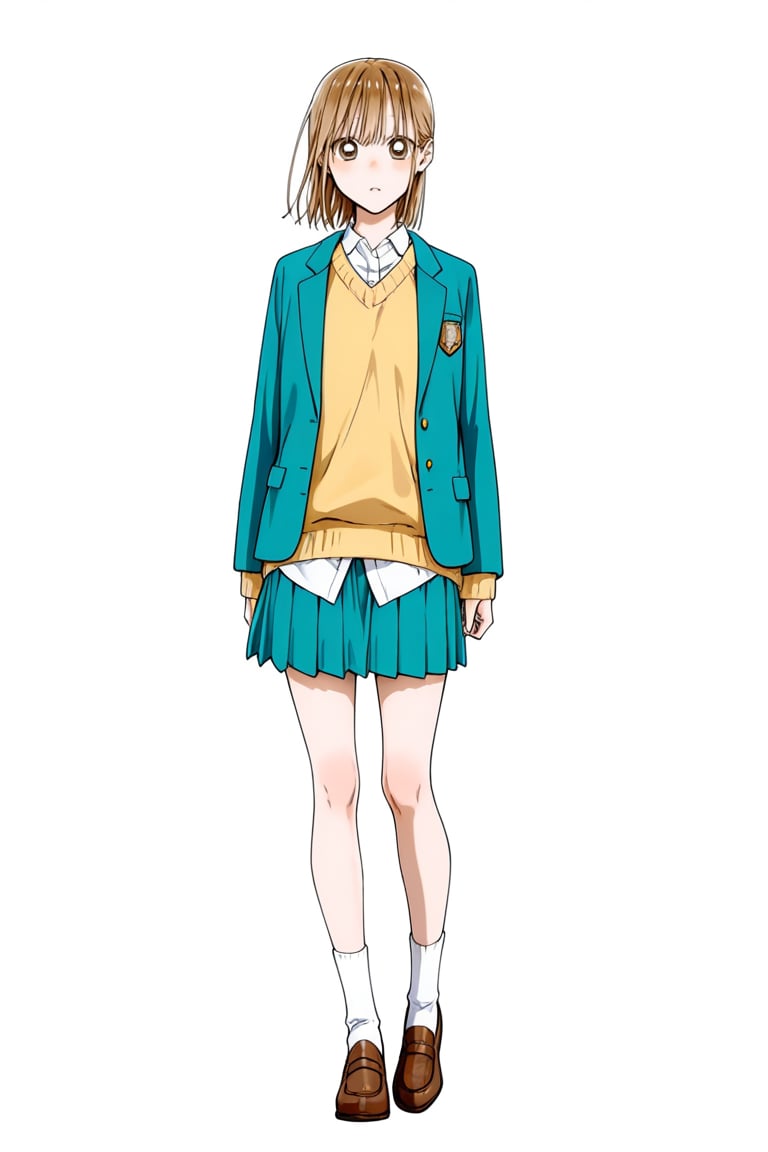 chinatsu_shikano,  short hair,  brown hair by daretoku-2 on Tensor.Art