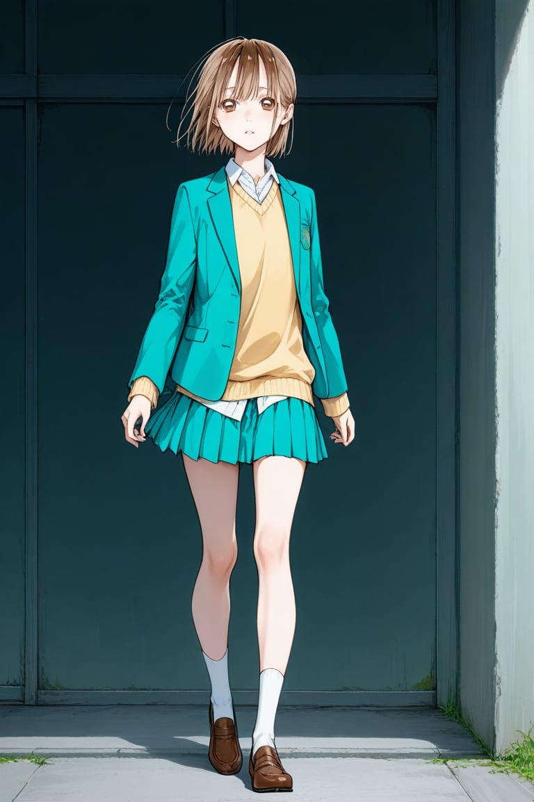 chinatsu_shikano,  short hair,  brown hair by daretoku-2 on Tensor.Art