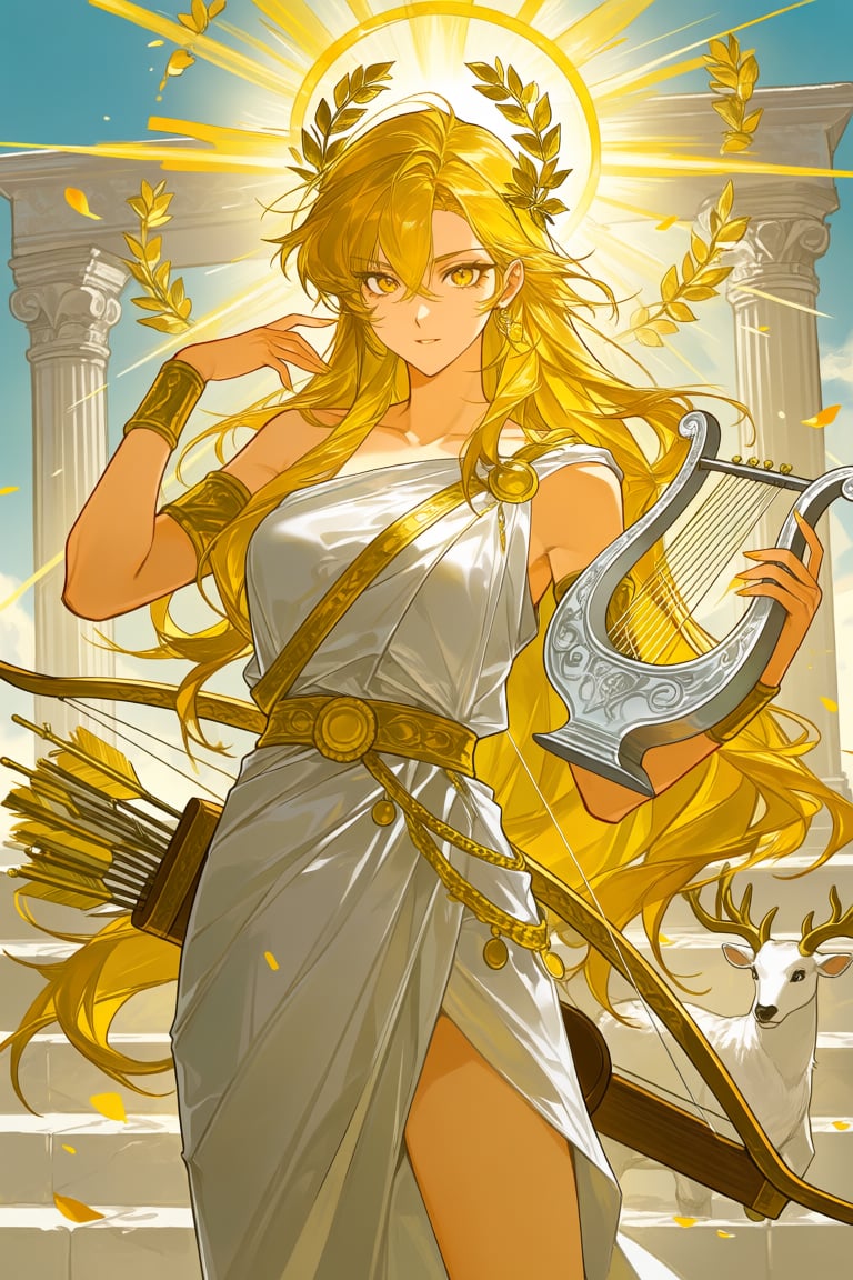 masterpiece,  best quality,  score_7 female Apollo by amesugary on Tensor.Art
