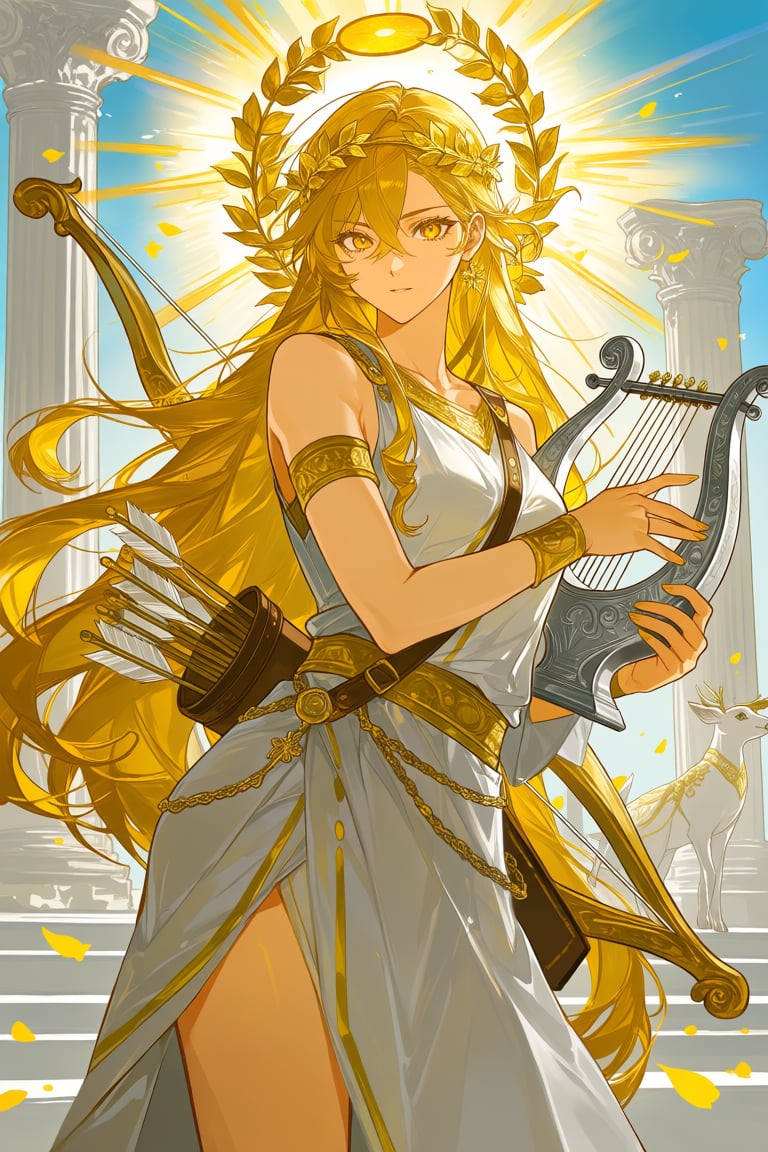 masterpiece,  best quality,  score_7 female Apollo by amesugary on Tensor.Art