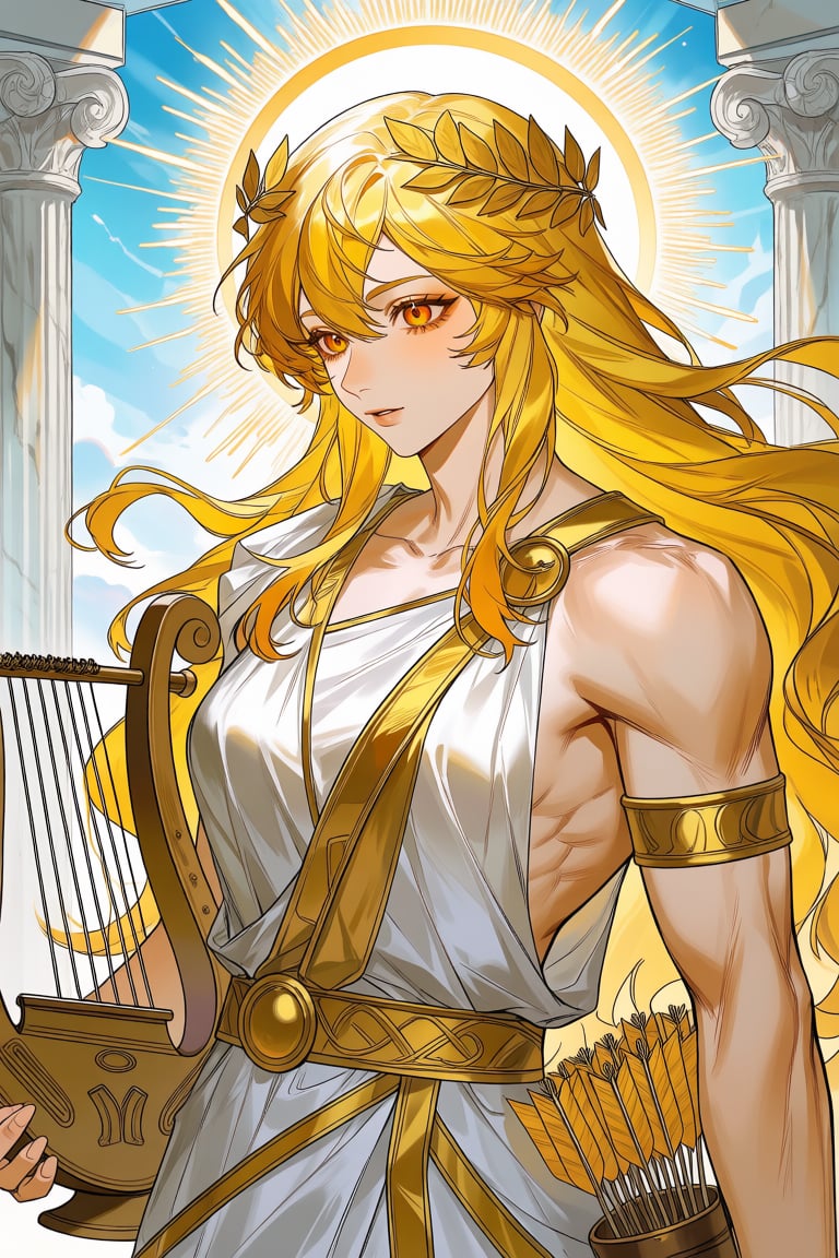 masterpiece,  best quality,  score_7 female Apollo by amesugary on Tensor.Art