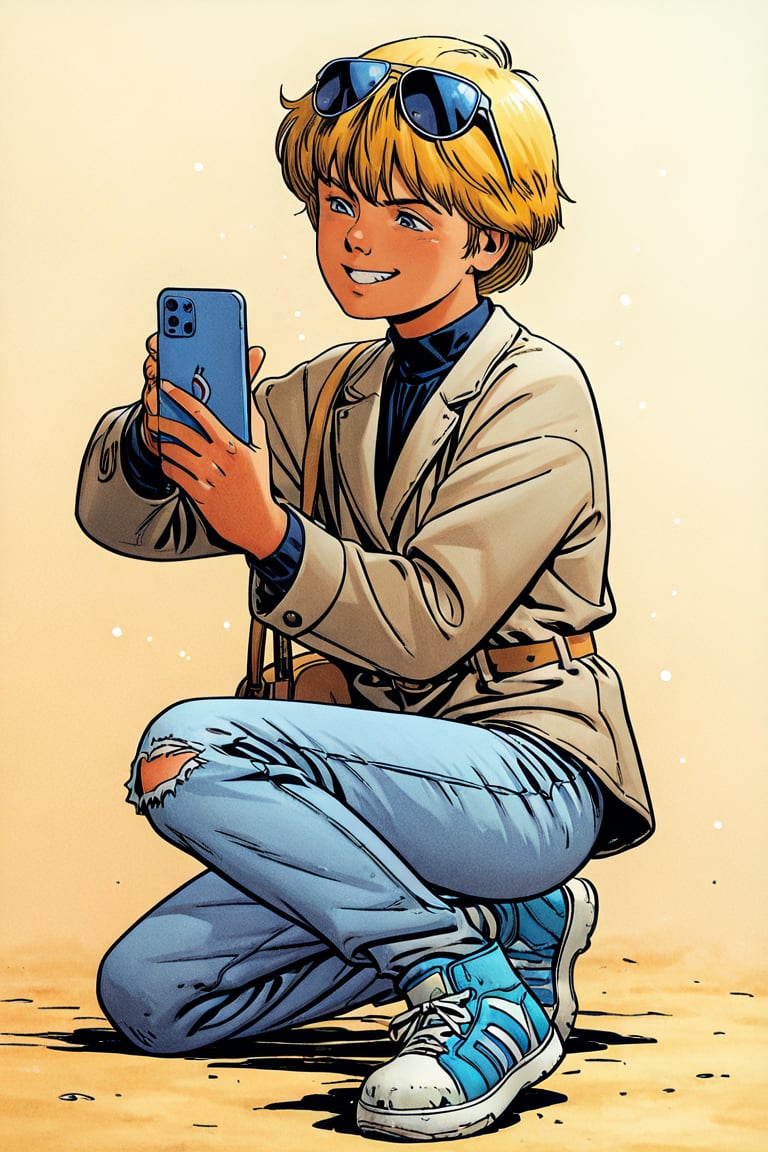 comicanasky,  blonde hair,  short hair by Wizardludas on Tensor.Art