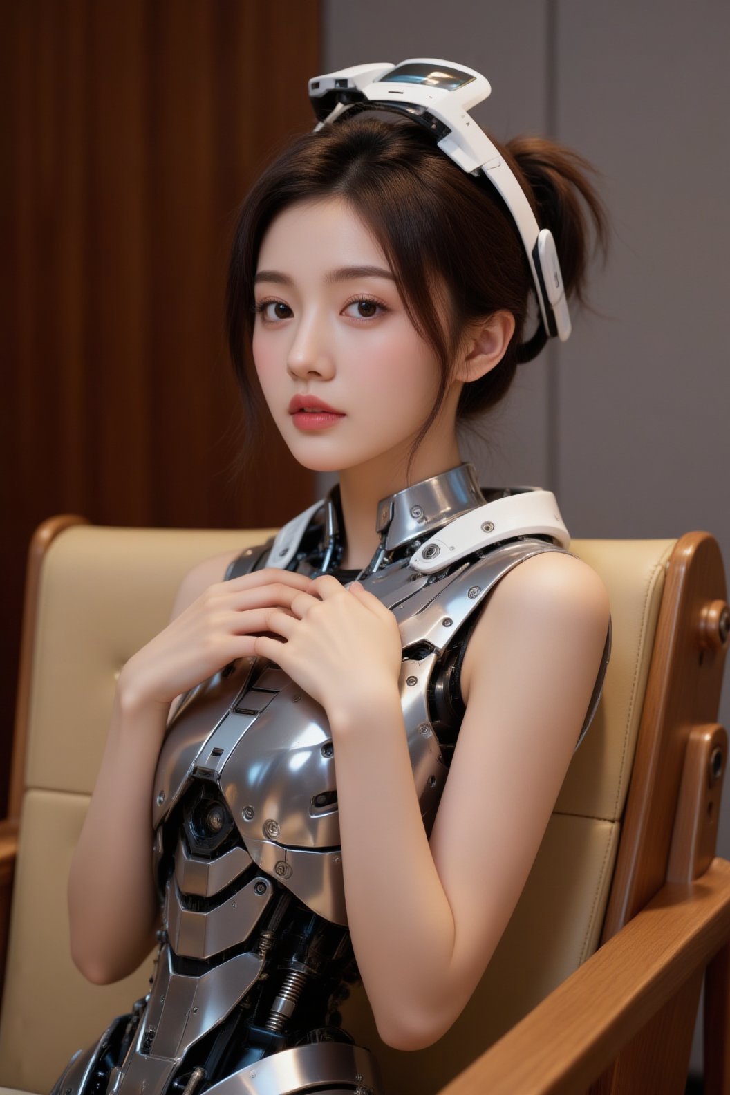 照片中是一位东亚女性,  皮肤白皙,  长发为深棕色 by 一念 on Tensor.Art