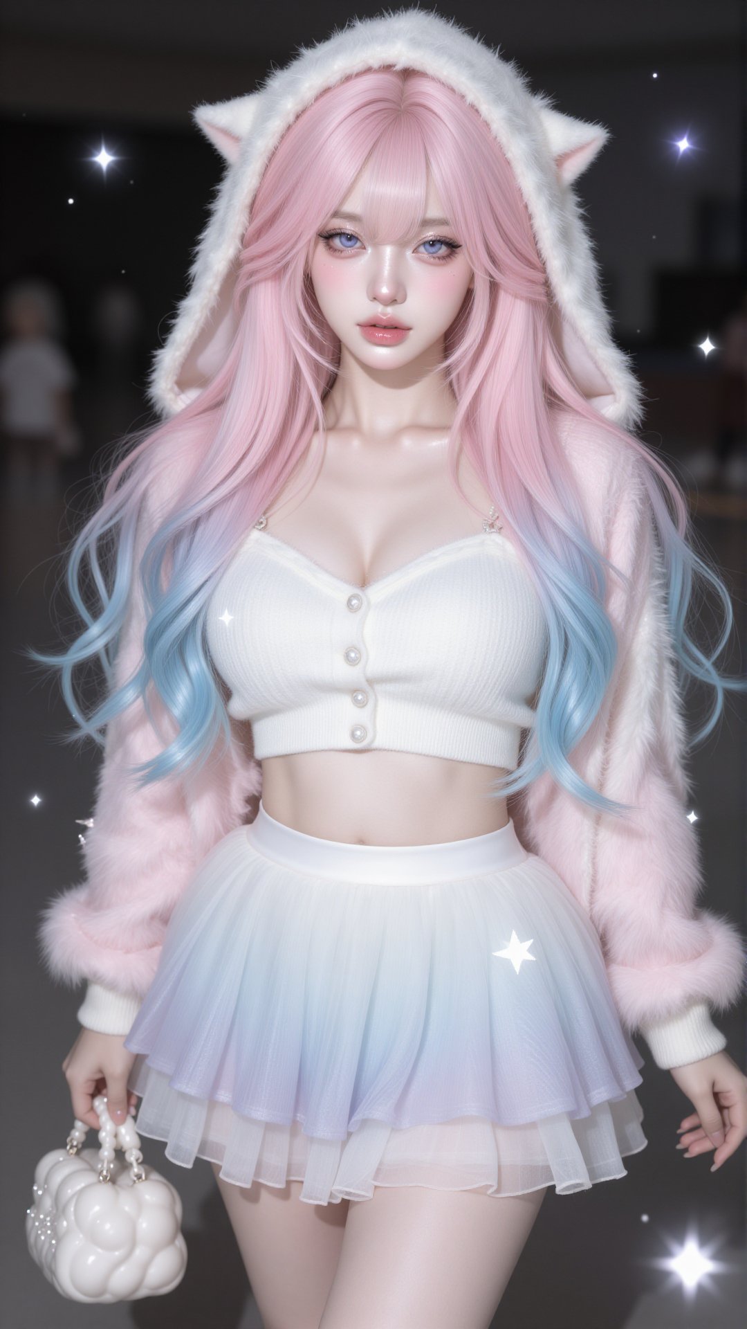 1girl,  solo,  Little Twin Stars aesthetic by popuko on Tensor.Art