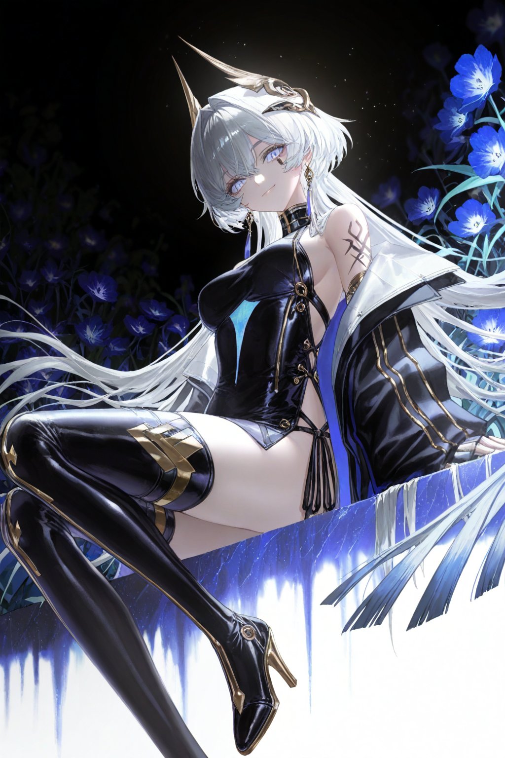 stockings,  carlotta montelli\(wuthering waves\),  carlotta montelli\(wuthering waves\) by 月老板 on Tensor.Art
