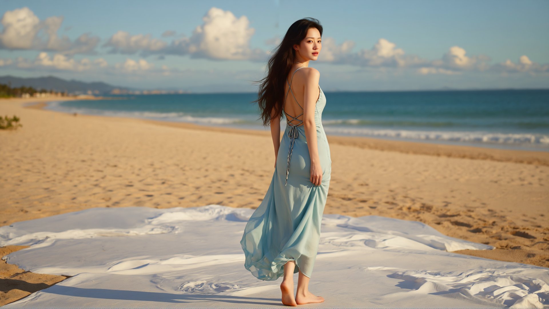 xiaomei,  solo,  back view by 闺蜜 on Tensor.Art