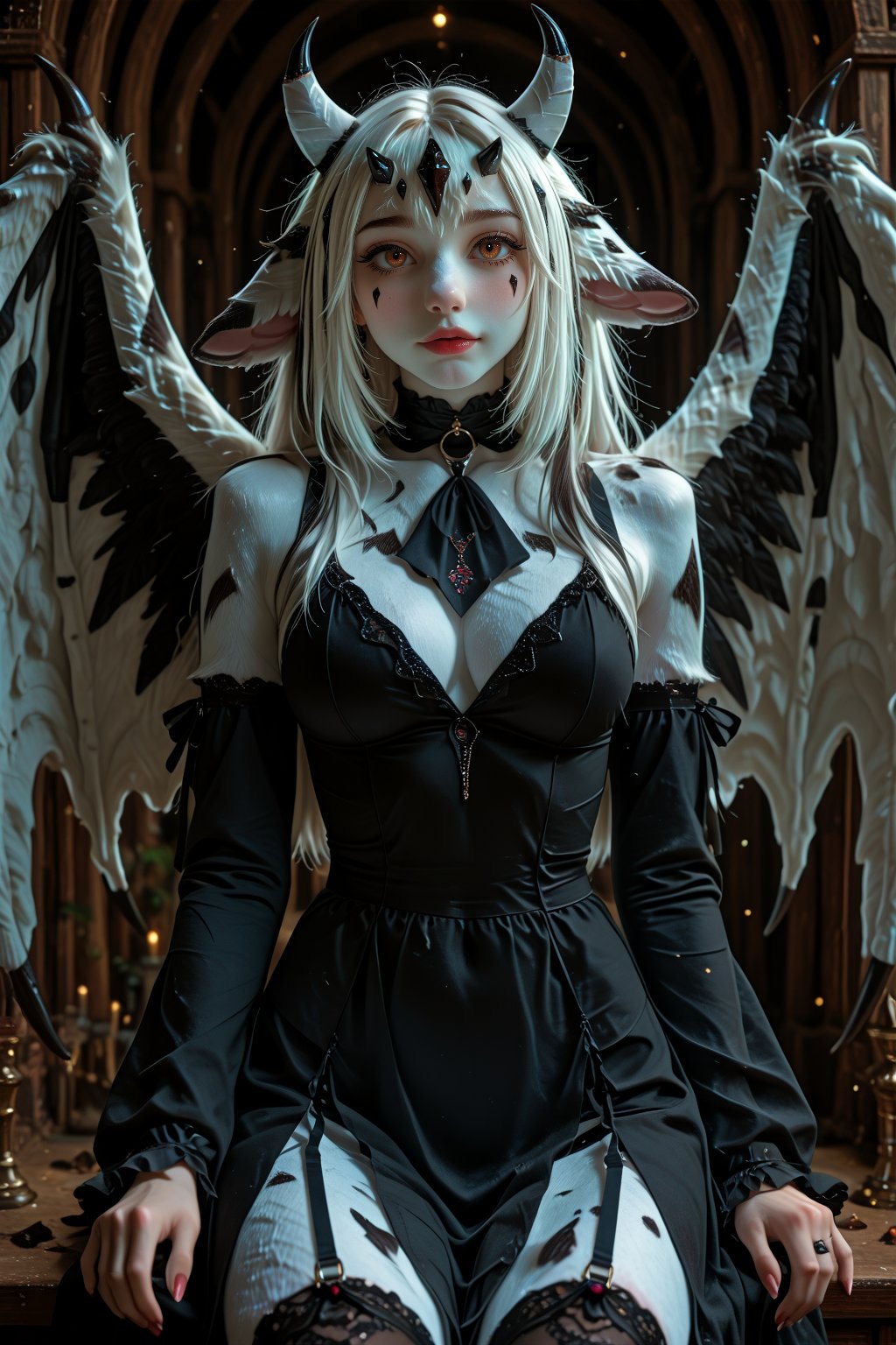 Gyumi,  gothic dress by Daemon666 on Tensor.Art