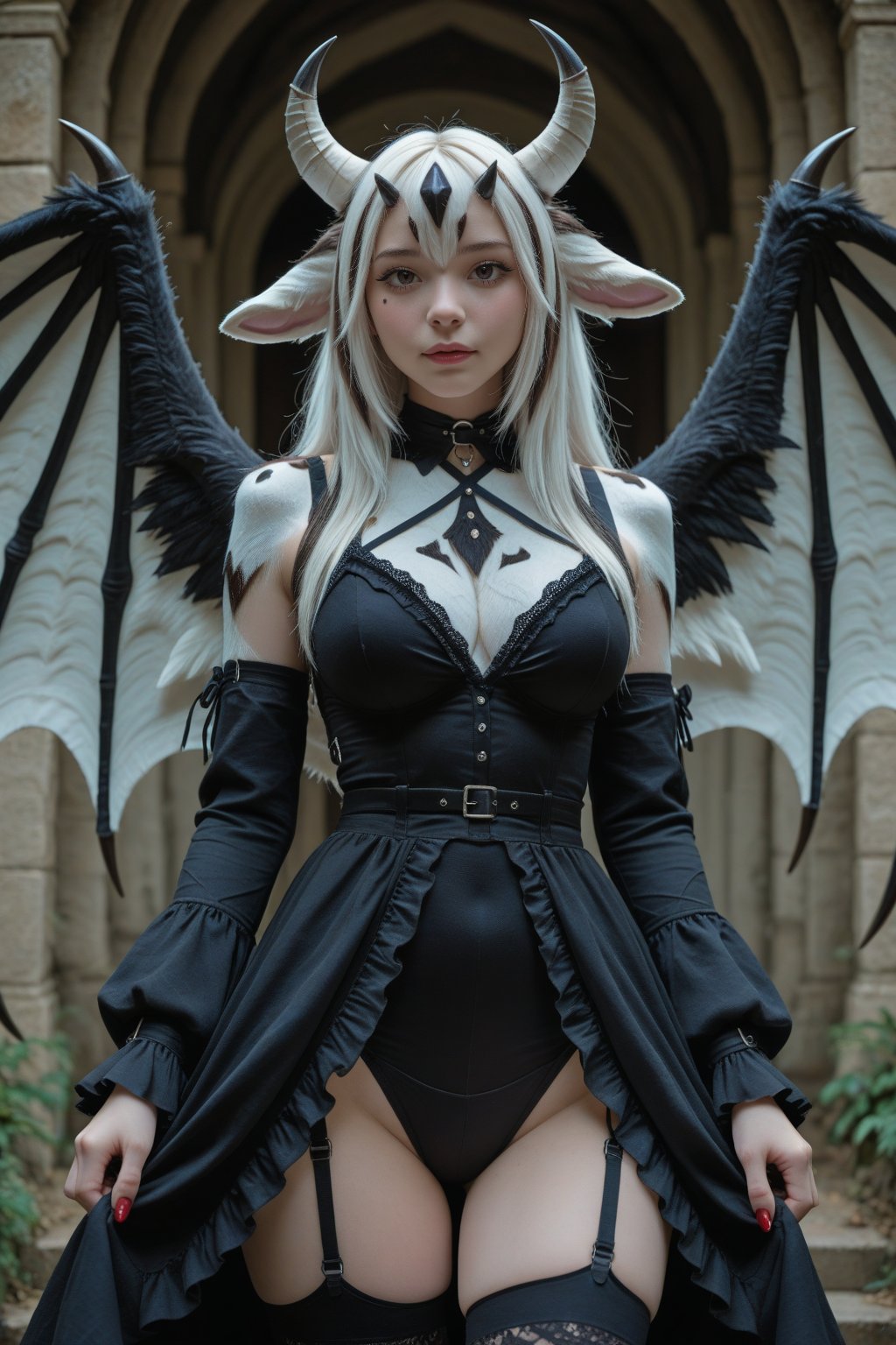 Gyumi,  gothic dress by Daemon666 on Tensor.Art