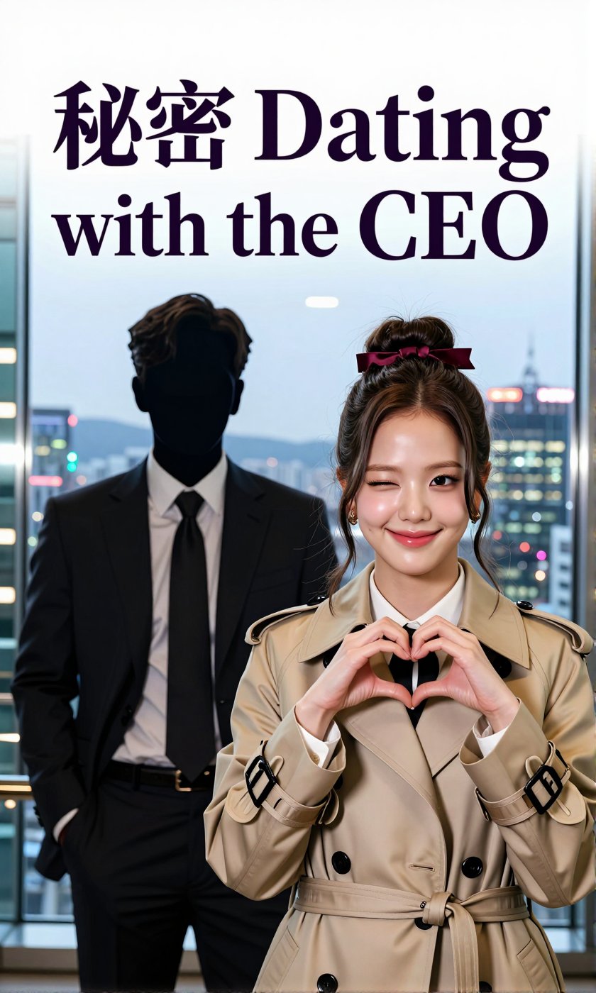 A Real-Life Photo of the Korean Beauty,  BLACKPINK's Jisoo Please create a vertical cover for a modern Korean romance web...