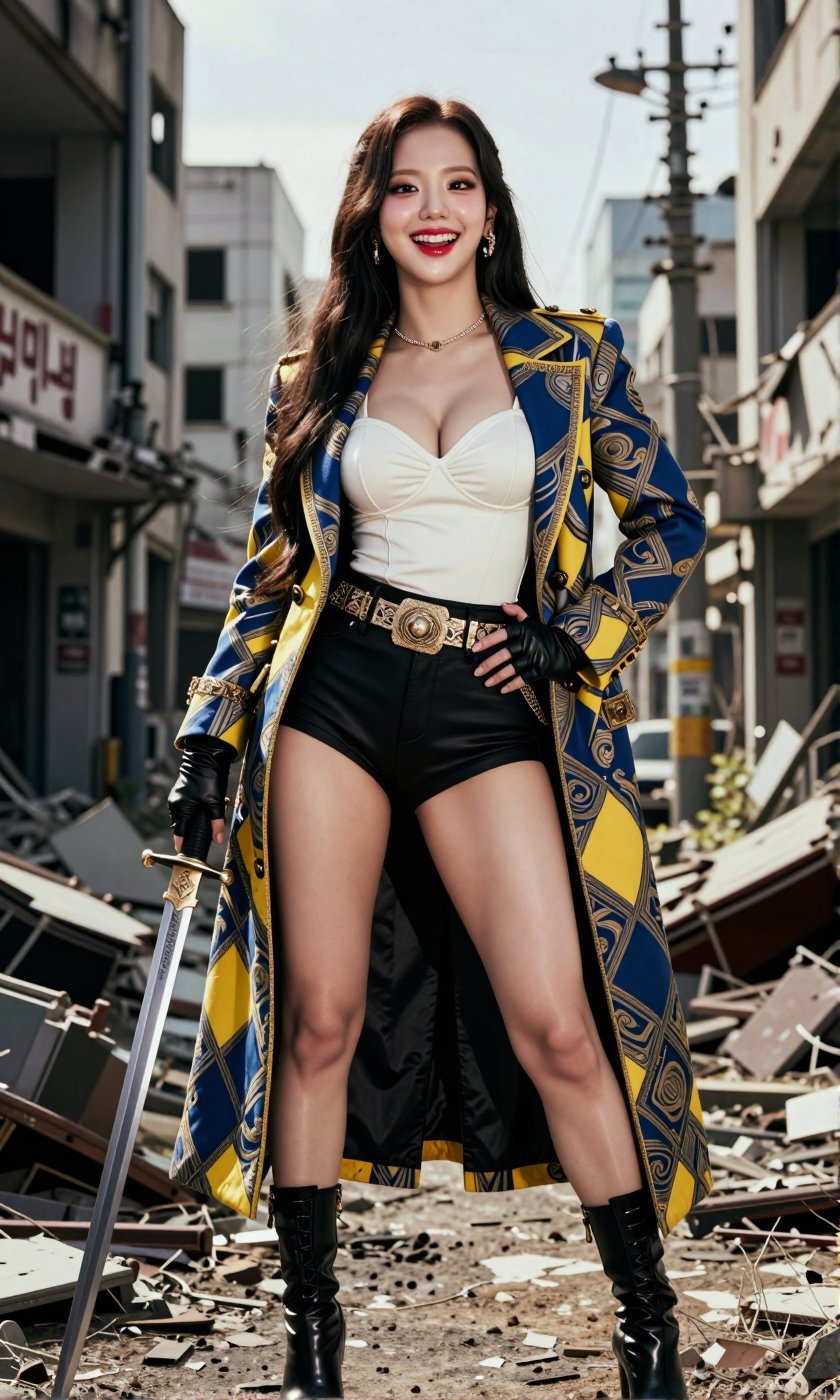 Image of a Korean woman Actual Photo: 2.0,  "A beautiful Korean woman boasting an hourglass figure,  round and voluptuous...