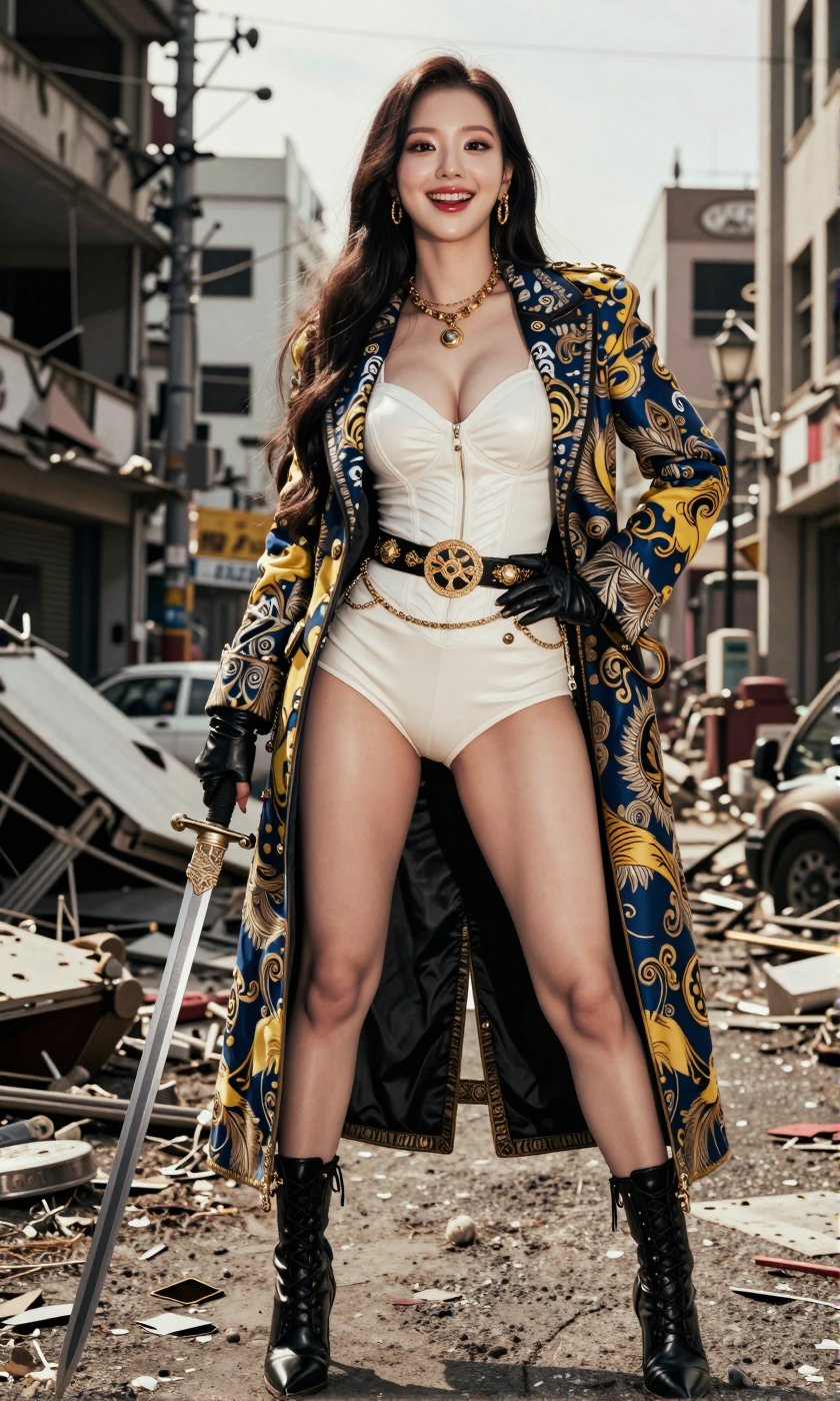 Image of a Korean woman Actual Photo: 2.0,  "A beautiful Korean woman boasting an hourglass figure,  round and voluptuous...