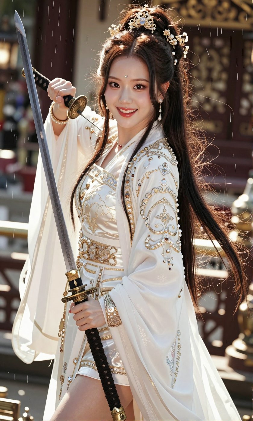 Image of a Korean woman Actual Photo: 2.0,  "A beautiful Korean woman boasting an hourglass figure,  round and voluptuous...