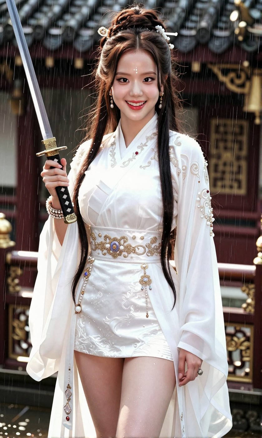 Image of a Korean woman Actual Photo: 2.0,  "A beautiful Korean woman boasting an hourglass figure,  round and voluptuous...