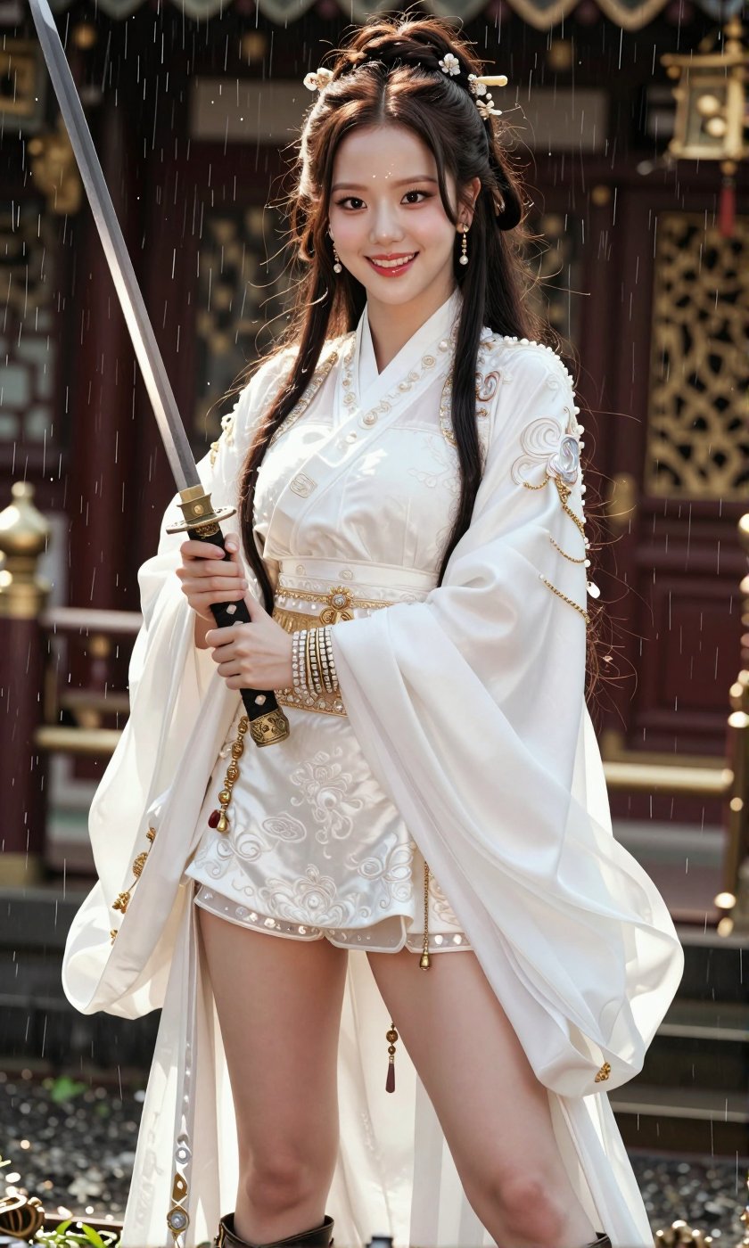 Image of a Korean woman Actual Photo: 2.0,  "A beautiful Korean woman boasting an hourglass figure,  round and voluptuous...