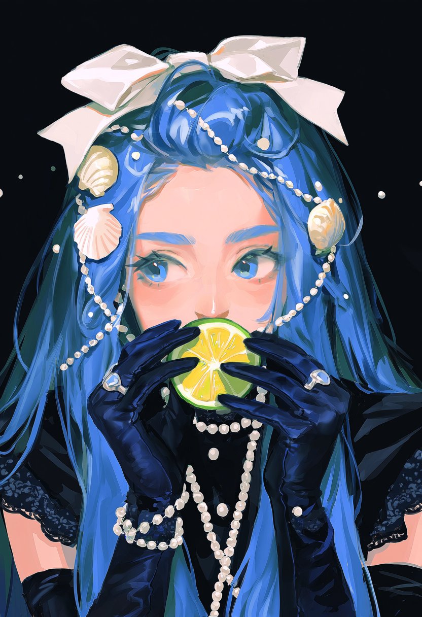 sett1,  lemon,  pearl \(gemstone\) by MissFidonyo on Tensor.Art