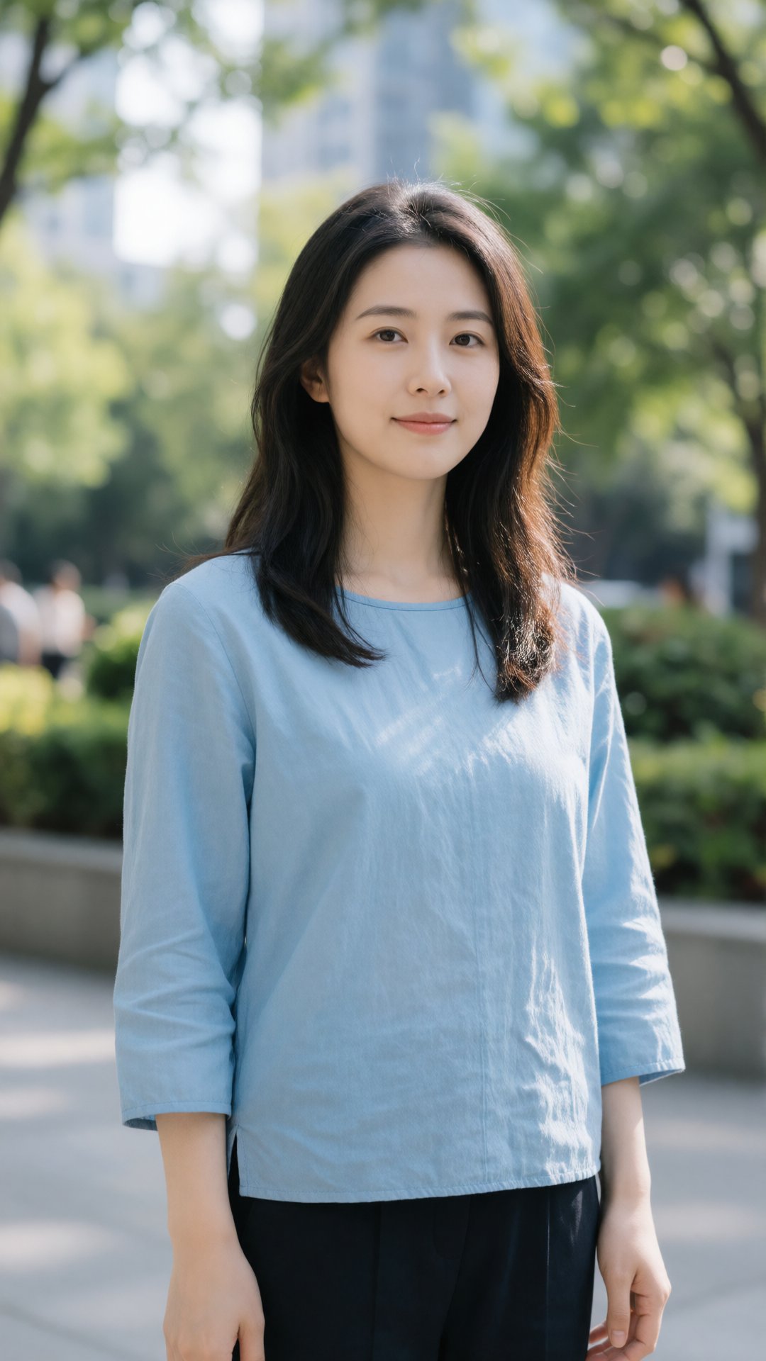 This is a photograph of a young Asian woman。 by Dragon God on Tensor.Art