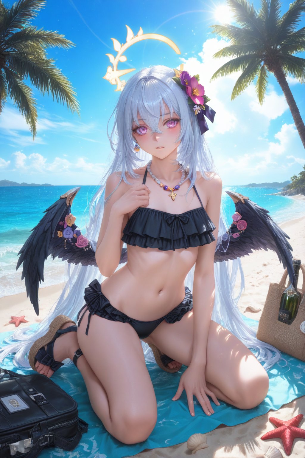 1girl,  solo,  long hair by 月老板 on Tensor.Art