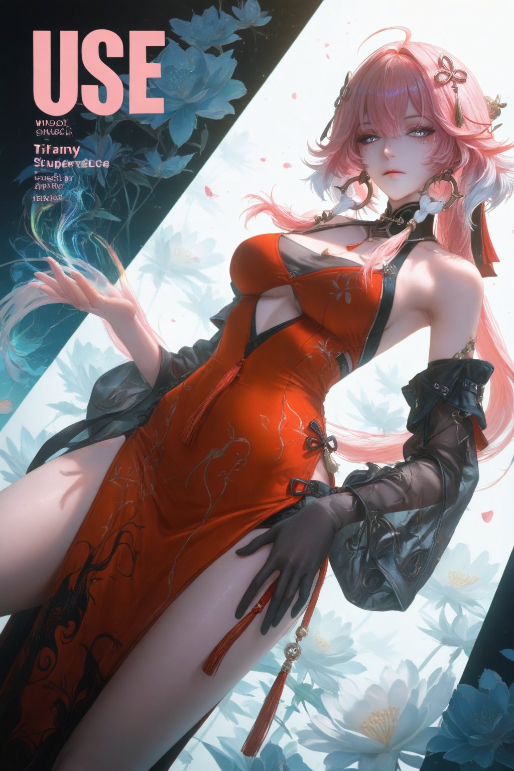 Changli\(wuthering waves\),  1girl,  pink hair by 月老板 on Tensor.Art