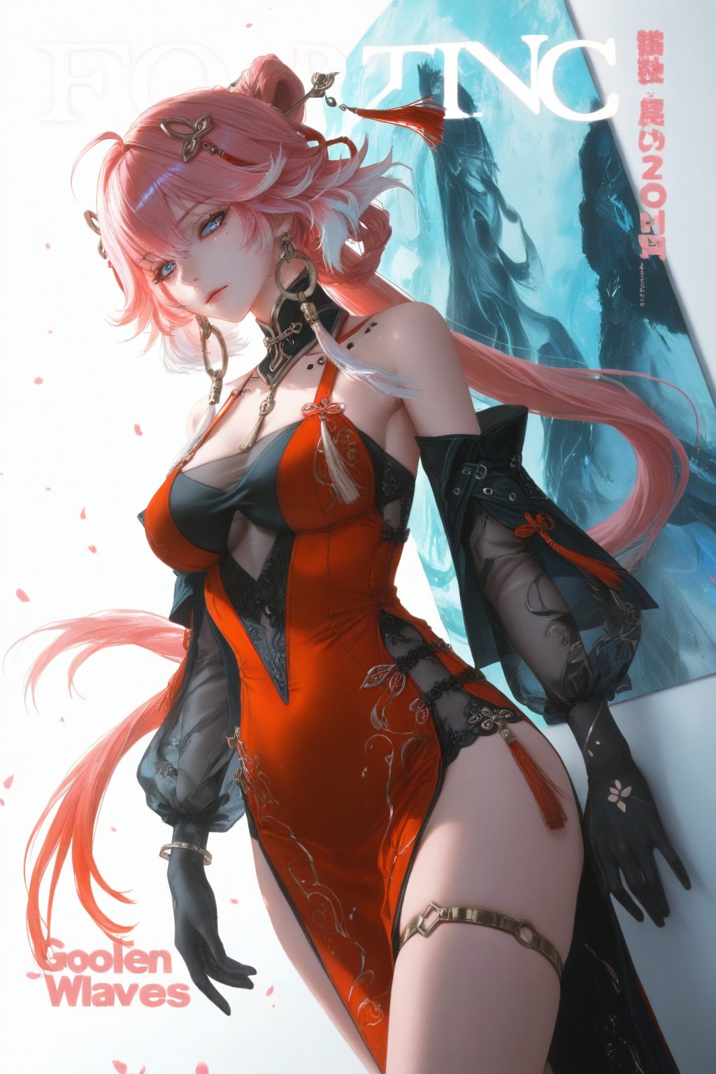 Changli\(wuthering waves\),  1girl,  pink hair by 月老板 on Tensor.Art