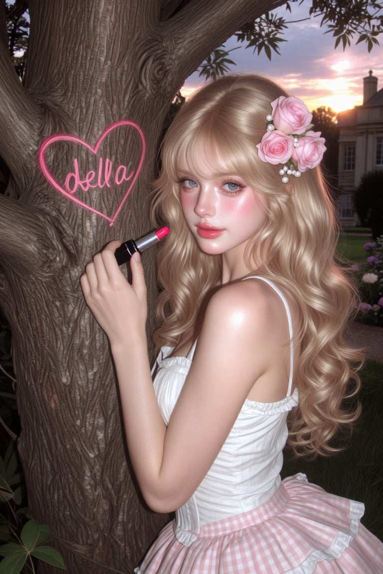 Sunsh1ne,  blonde hair,  soft blue doe eyes by della🎀 on Tensor.Art