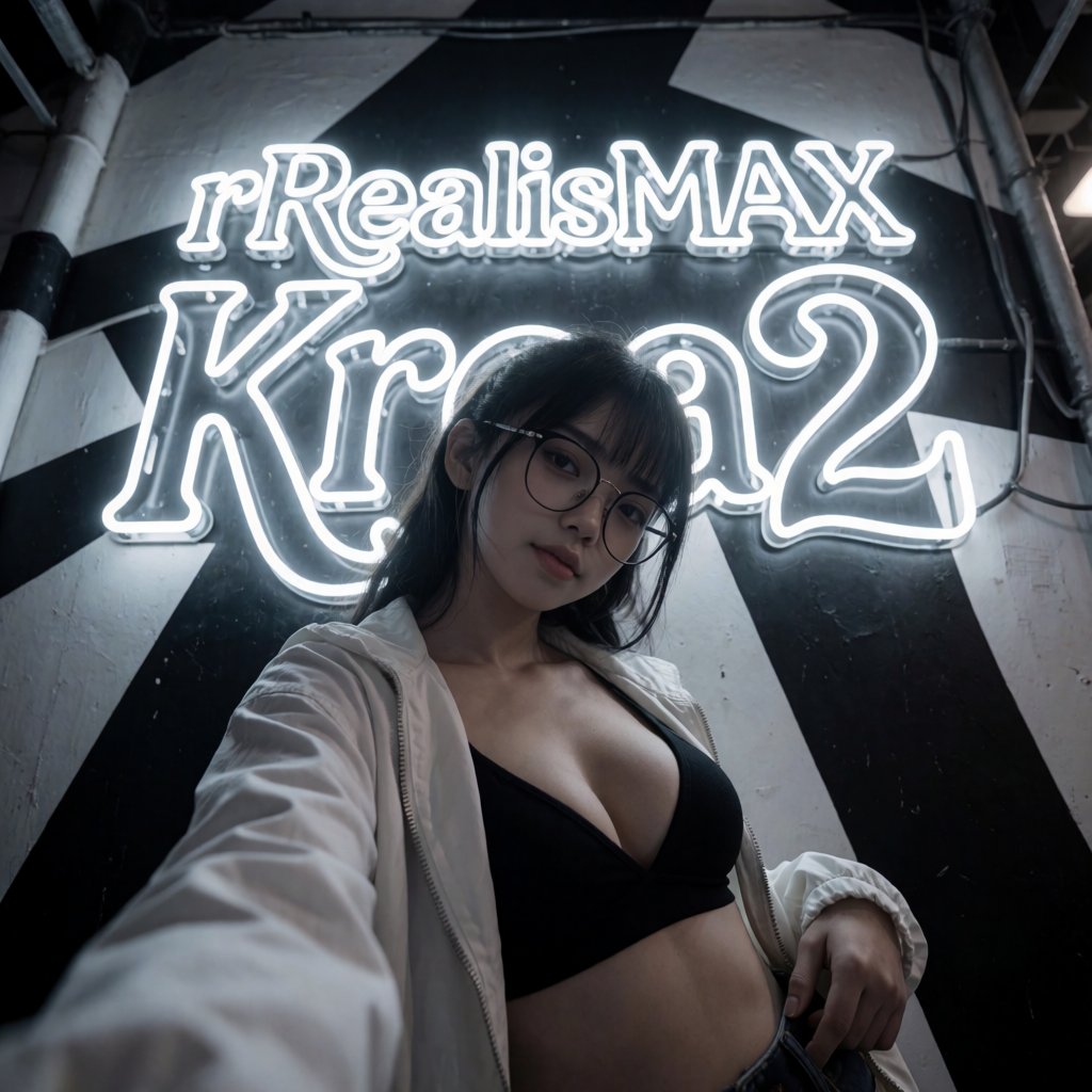 Create an ultra-detailed amateur shot of a stylish Instagram-style selfie taken on an iPhone from a low angle,  from below...