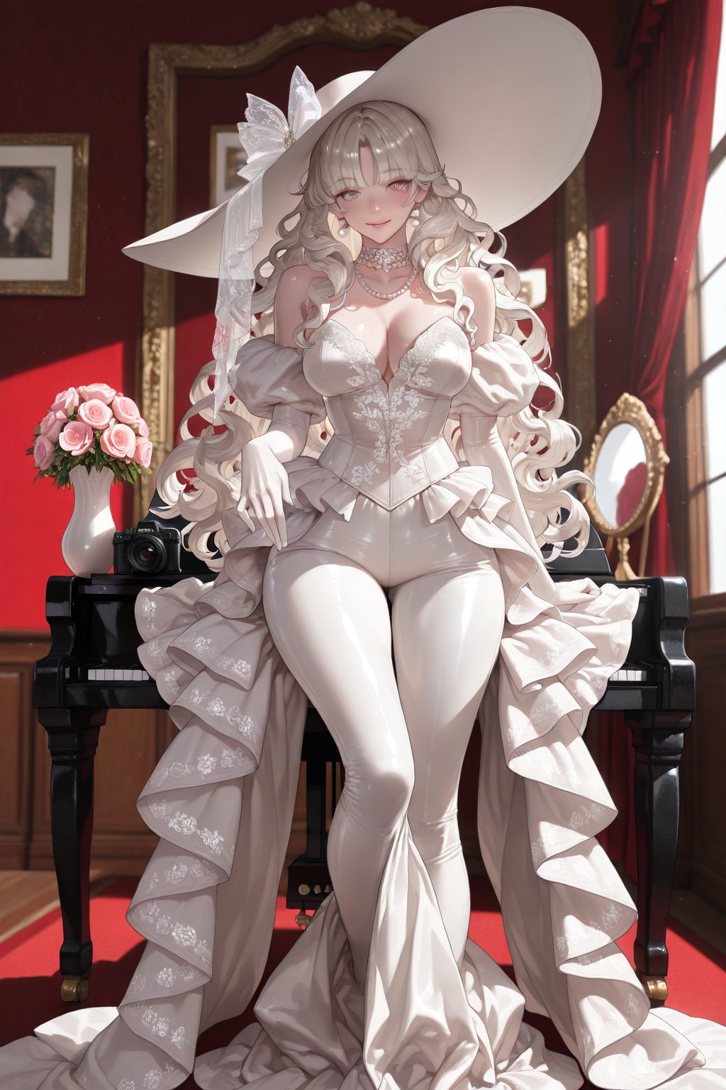 with very smooth and radiant skin ,  Wide angle shot ,  masterpiece by YUEYUEAI月月AI on Tensor.Art
