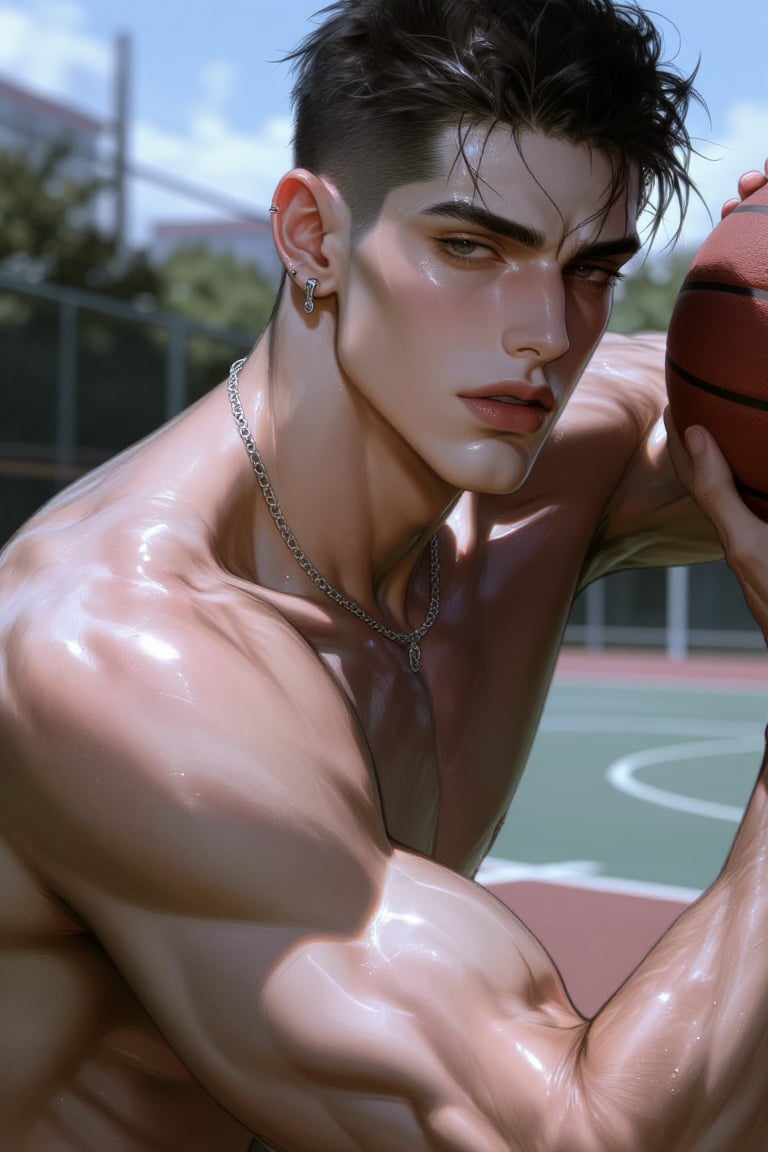 solo,  male,  masculine features by Nini Nozomi on Tensor.Art
