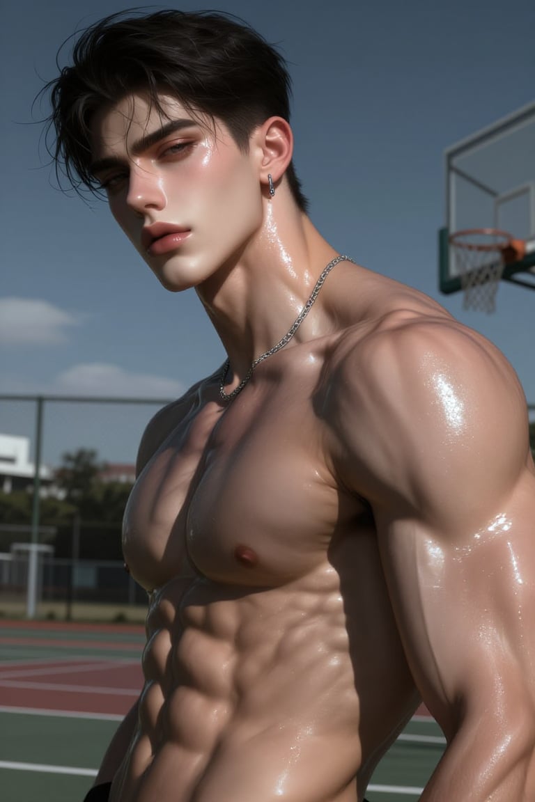 solo,  male,  masculine features by Nini Nozomi on Tensor.Art