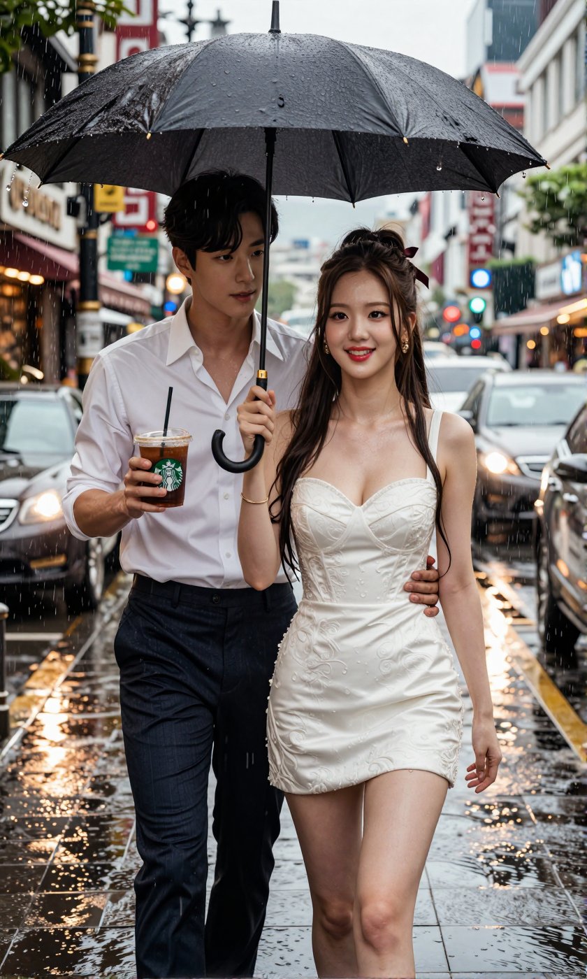Image of a Korean woman Actual Photo: 2.0,  "A beautiful Korean woman boasting an hourglass figure,  round and voluptuous...